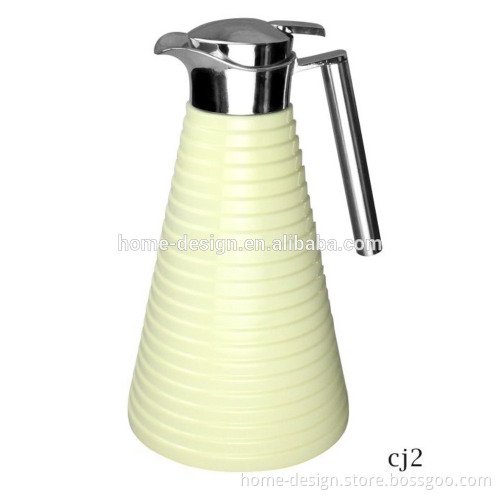 beige stainless steel coffee jar/oil jar/thermos flask/vacuum flask